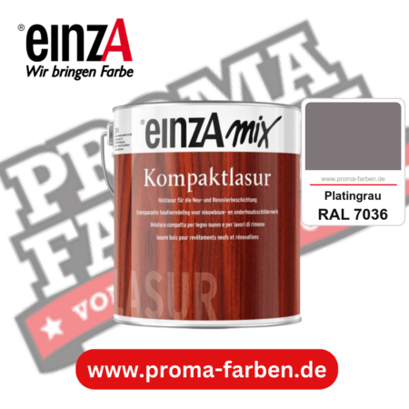 einzA Kompaktlasur kaufen bei Proma Farben RAL 7036 Platingrau