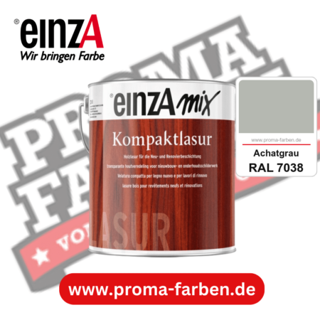 einzA Kompaktlasur kaufen bei Proma Farben RAL 7038 Achatgrau