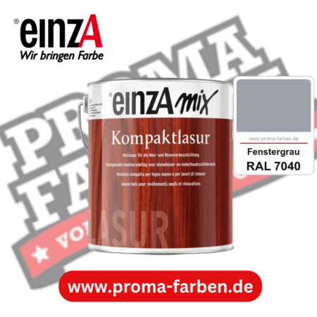 einzA Kompaktlasur kaufen bei Proma Farben RAL 7040 Fenstergrau