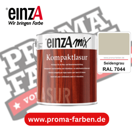einzA Kompaktlasur kaufen bei Proma Farben RAL 7044 Seidengrau