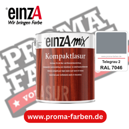 einzA Kompaktlasur kaufen bei Proma Farben RAL 7046 Telegrau 2