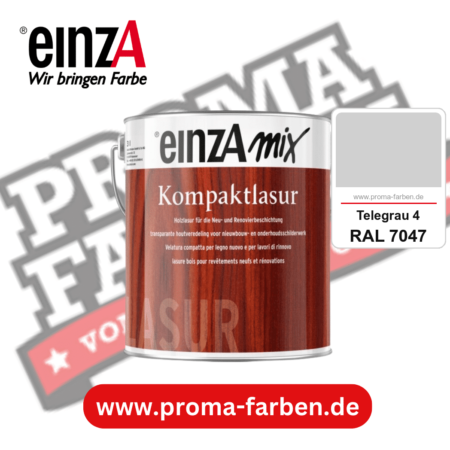 einzA Kompaktlasur kaufen bei Proma Farben RAL 7047 Telegrau 4