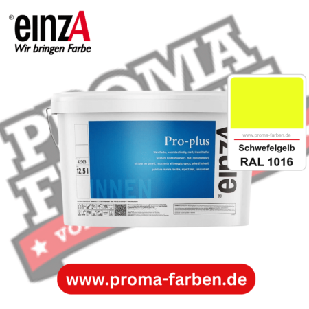einzA Pro-plus kaufen bei Proma Farben RAL 1016 Schwefelgelb