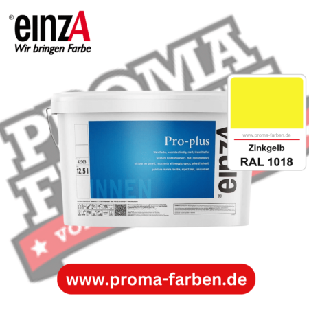einzA Pro-plus kaufen bei Proma Farben RAL 1018 Zinkgelb