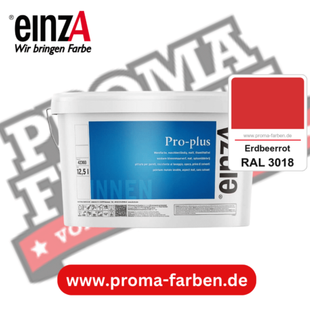 einzA Pro-plus kaufen bei Proma Farben RAL 3018 Erdbeerrot