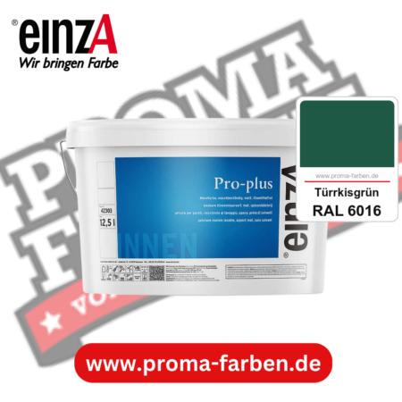 einzA Pro-plus kaufen bei Proma Farben RAL 6016 Türrkisgrün