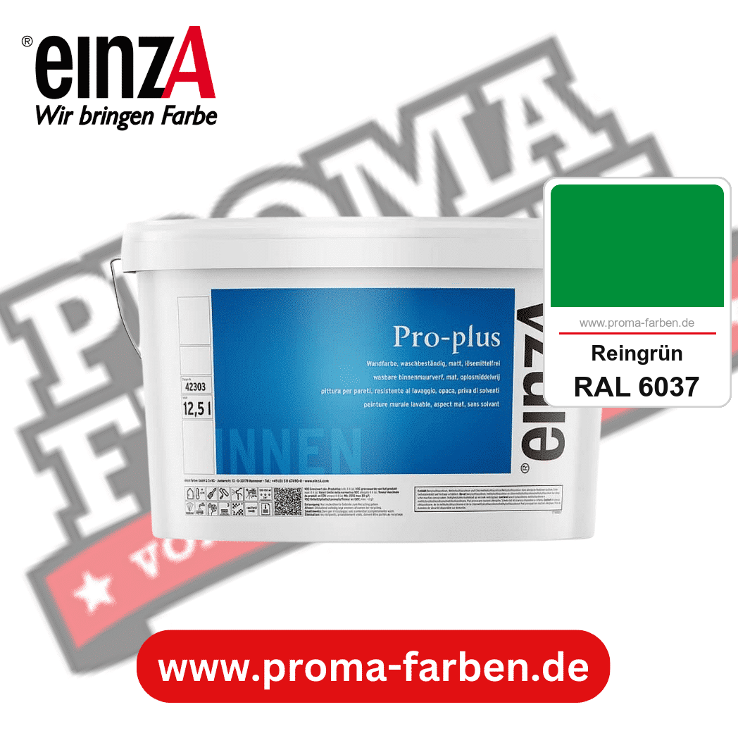 einzA Pro-plus kaufen bei Proma Farben RAL 6037 Reingrün