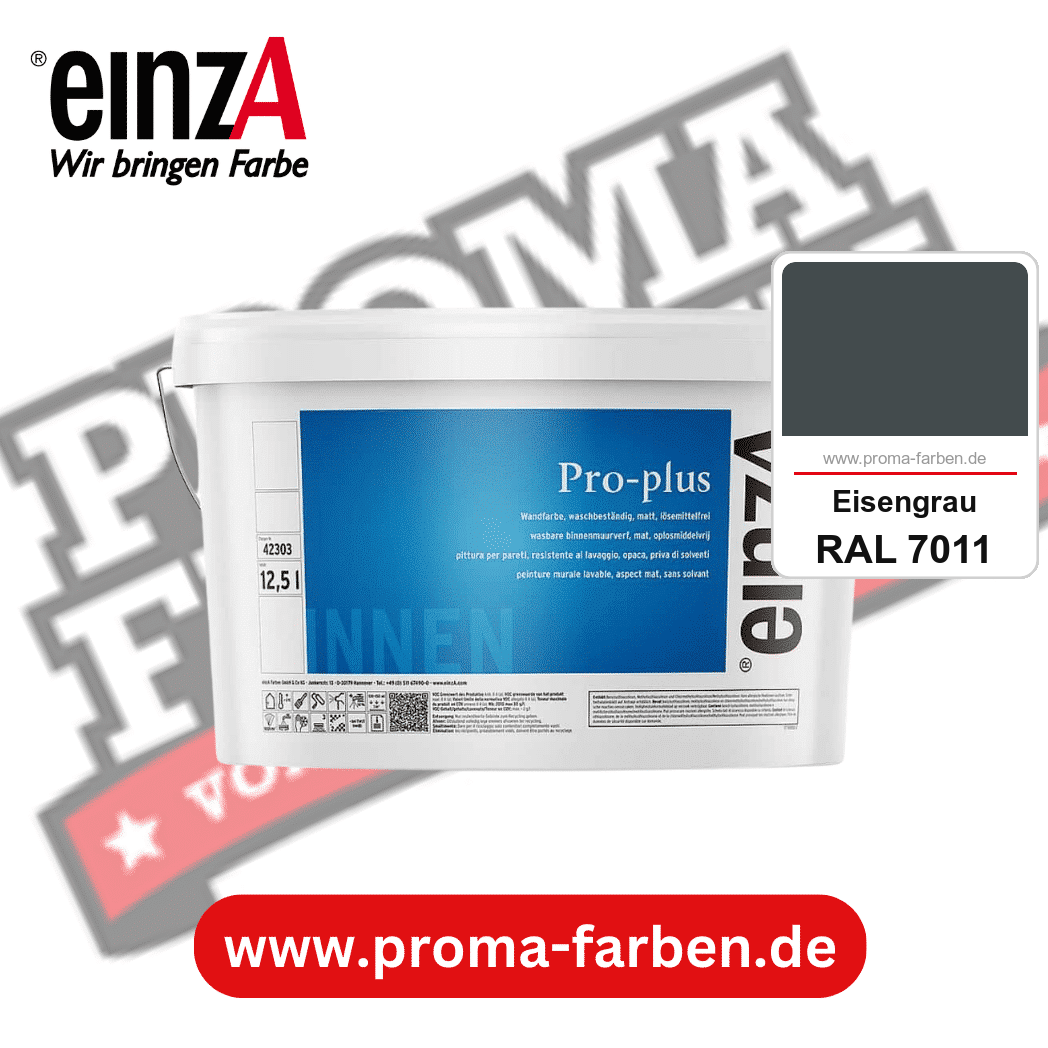 einzA Pro-plus kaufen bei Proma Farben RAL 7011 Eisengrau