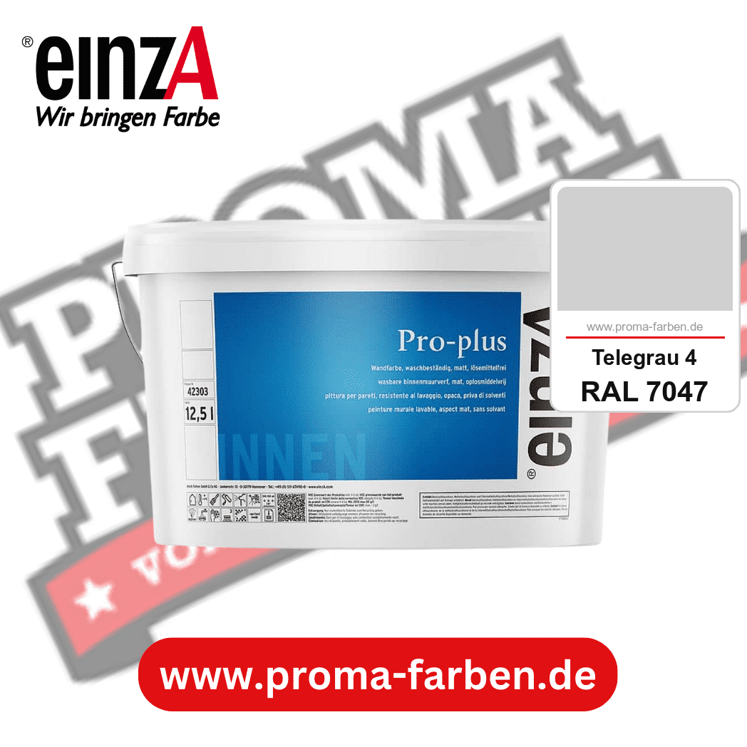 einzA Pro-plus kaufen bei Proma Farben RAL 7047 Telegrau 4