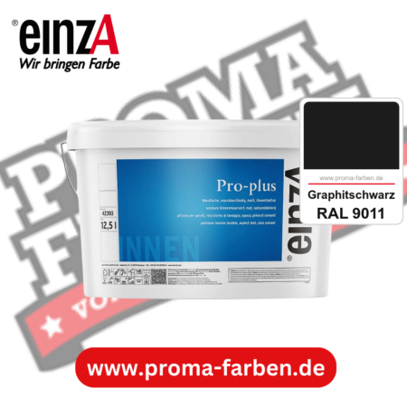 einzA Pro-plus kaufen bei Proma Farben RAL 9011 Graphitschwarz