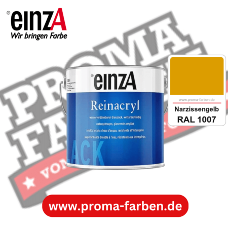 einzA Reinacryl Glanzlack kaufen bei Proma Farben RAL 1007 Narzissengelb