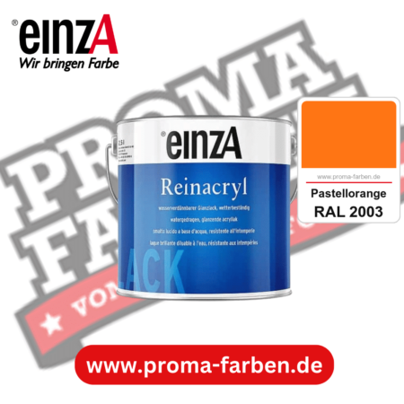 einzA Reinacryl Glanzlack kaufen bei Proma Farben RAL 2003 Pastellorange