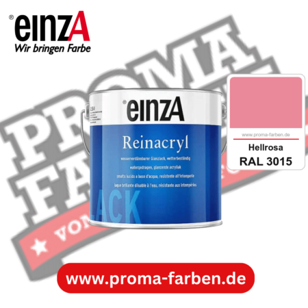 einzA Reinacryl Glanzlack kaufen bei Proma Farben RAL 3015 Hellrosa