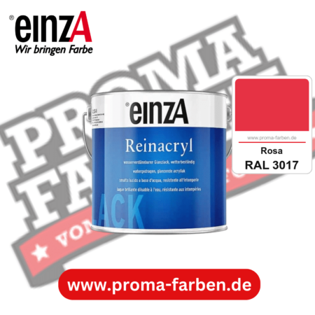 einzA Reinacryl Glanzlack kaufen bei Proma Farben RAL 3017 Rosa