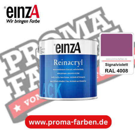 einzA Reinacryl Glanzlack kaufen bei Proma Farben RAL 4008 Signalviolett