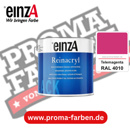 einzA Reinacryl Glanzlack kaufen bei Proma Farben RAL 4010 Telemagenta