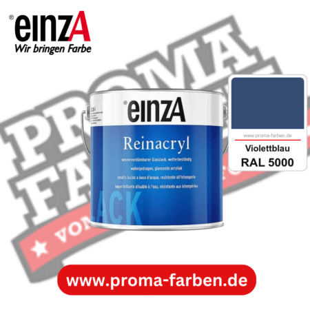 einzA Reinacryl Glanzlack kaufen bei Proma Farben RAL 5000 Violettblau