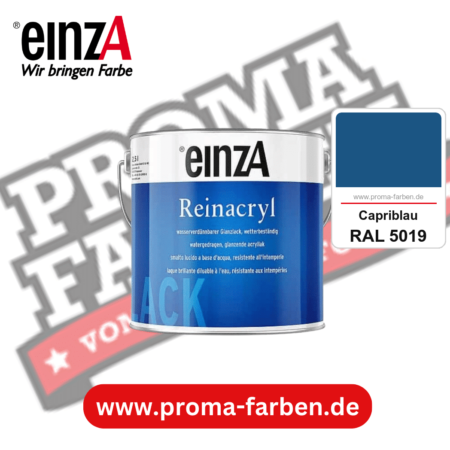 einzA Reinacryl Glanzlack kaufen bei Proma Farben RAL 5019 Capriblau
