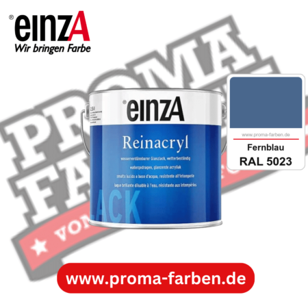 einzA Reinacryl Glanzlack kaufen bei Proma Farben RAL 5023 Fernblau