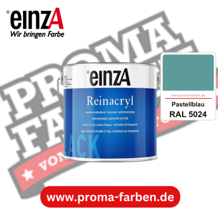 einzA Reinacryl Glanzlack kaufen bei Proma Farben RAL 5024 Pastellblau