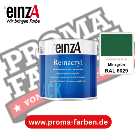 einzA Reinacryl Glanzlack kaufen bei Proma Farben RAL 6029 Minzgrün