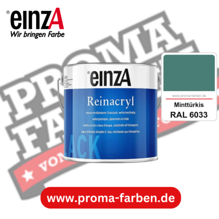 einzA Reinacryl Glanzlack kaufen bei Proma Farben RAL 6033 Minttürkis