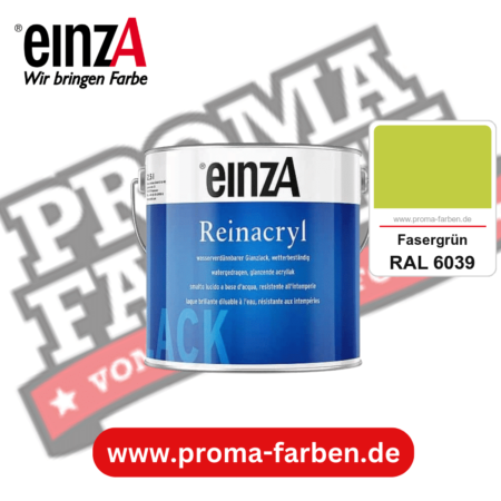 einzA Reinacryl Glanzlack kaufen bei Proma Farben RAL 6039 Fasergrün