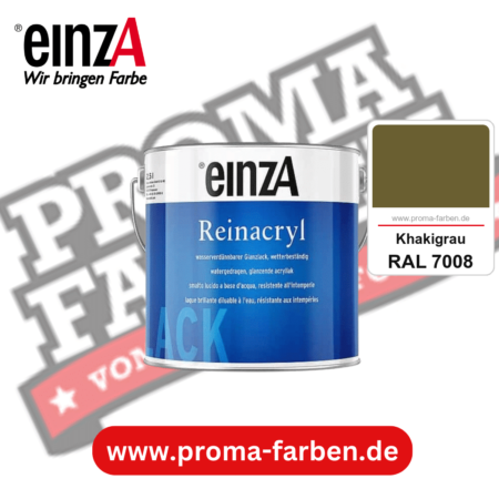 einzA Reinacryl Glanzlack kaufen bei Proma Farben RAL 7008 Khakigrau