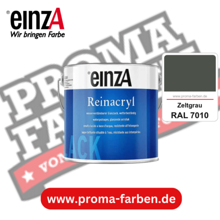 einzA Reinacryl Glanzlack kaufen bei Proma Farben RAL 7010 Zeltgrau