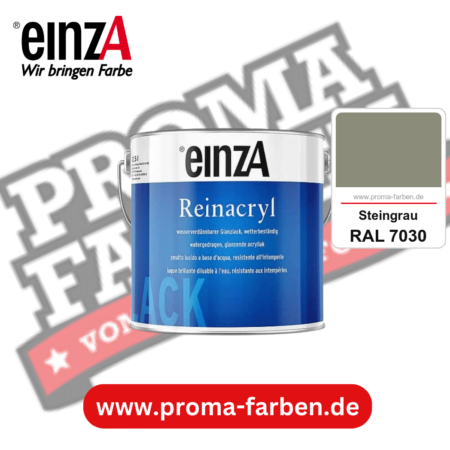 einzA Reinacryl Glanzlack kaufen bei Proma Farben RAL 7030 Steingrau