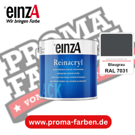 einzA Reinacryl Glanzlack kaufen bei Proma Farben RAL 7031 Blaugrau