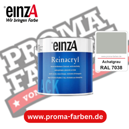 einzA Reinacryl Glanzlack kaufen bei Proma Farben RAL 7038 Achatgrau