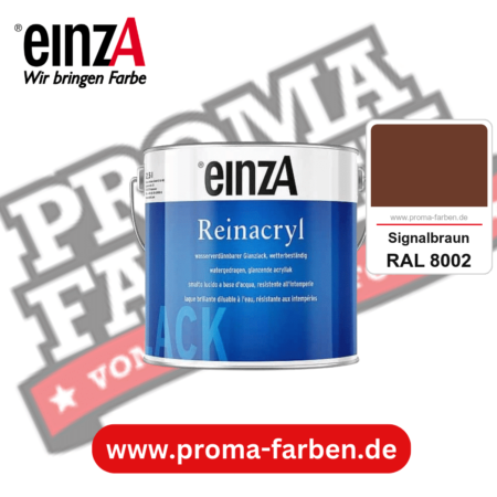 einzA Reinacryl Glanzlack kaufen bei Proma Farben RAL 8002 Signalbraun