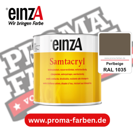 einzA Samtacryl kaufen bei Proma Farben RAL 1035 Perlbeige