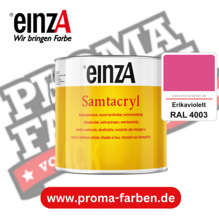 einzA Samtacryl kaufen bei Proma Farben RAL 4003 Erikaviolett