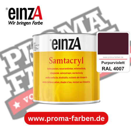 einzA Samtacryl kaufen bei Proma Farben RAL 4007 Purpurviolett