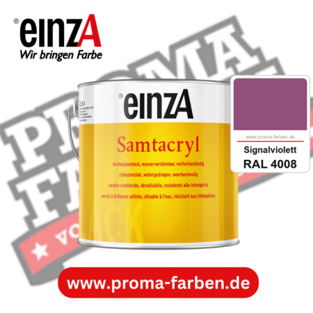 einzA Samtacryl kaufen bei Proma Farben RAL 4008 Signalviolett