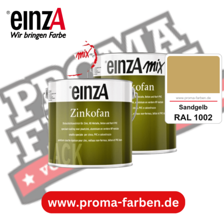 einzA Zinkofan kaufen bei Proma Farben RAL 1002 Sandgelb