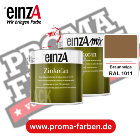 einzA Zinkofan kaufen bei Proma Farben RAL 1011 Braunbeige