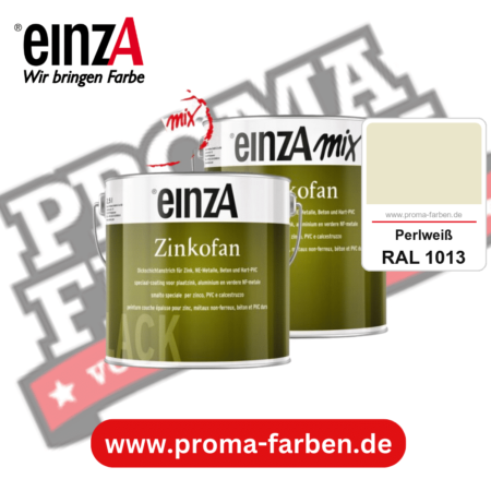 einzA Zinkofan kaufen bei Proma Farben RAL 1013 Perlweiß