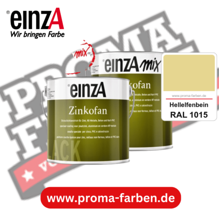 einzA Zinkofan kaufen bei Proma Farben RAL 1015 Hellelfenbein