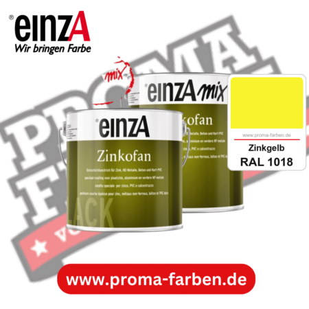 einzA Zinkofan kaufen bei Proma Farben RAL 1018 Zinkgelb