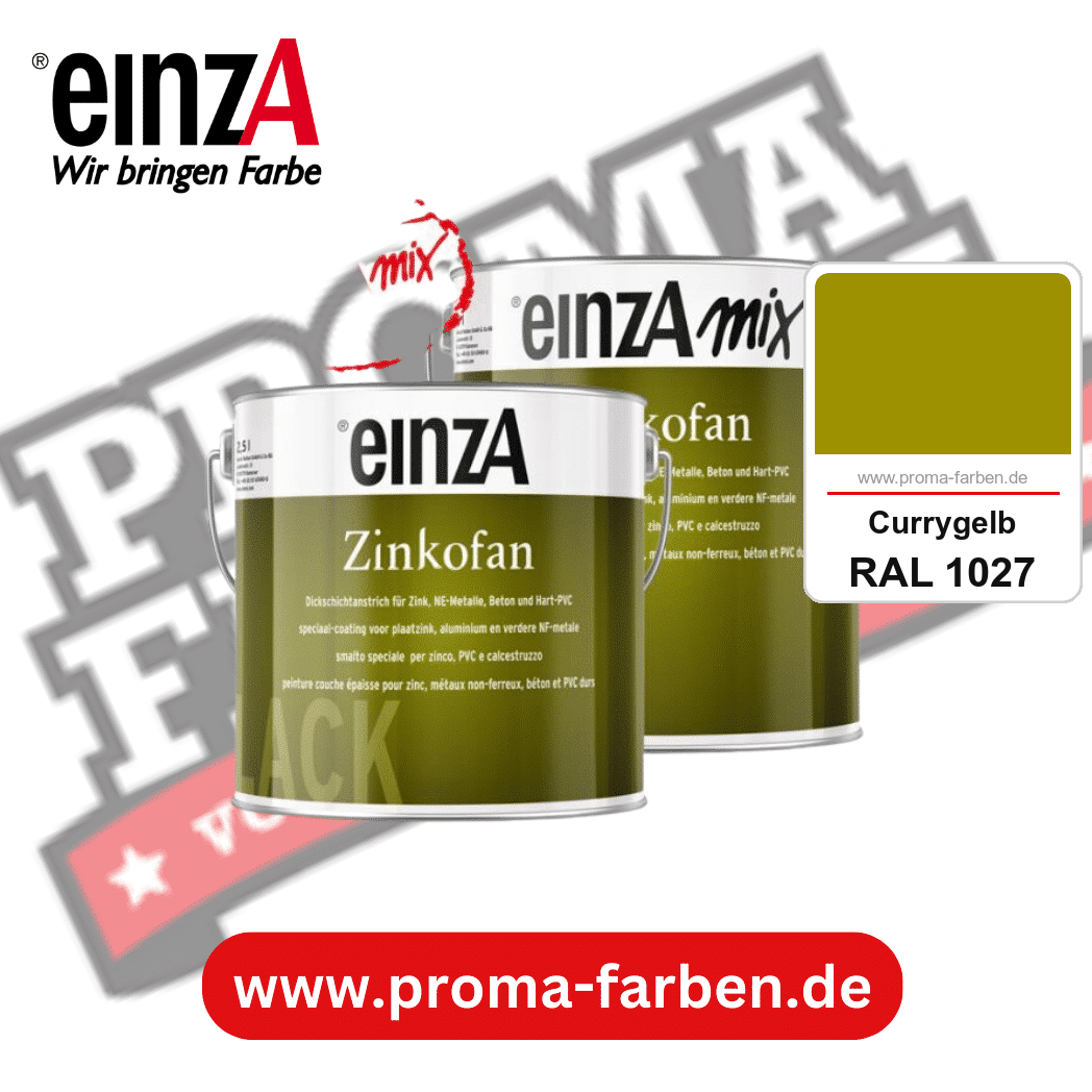 einzA Zinkofan kaufen bei Proma Farben RAL 1027 Currygelb