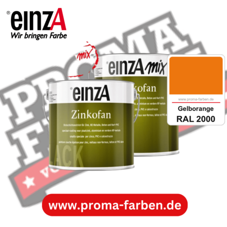 einzA Zinkofan kaufen bei Proma Farben RAL 2000 Gelborange