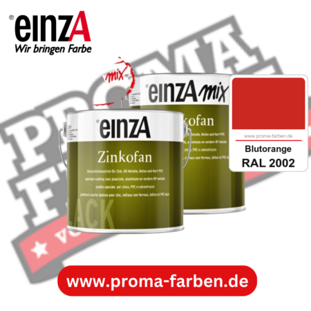 einzA Zinkofan kaufen bei Proma Farben RAL 2002 Blutorange