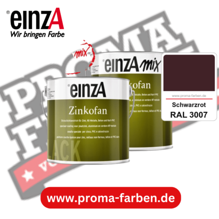 einzA Zinkofan kaufen bei Proma Farben RAL 3007 Schwarzrot