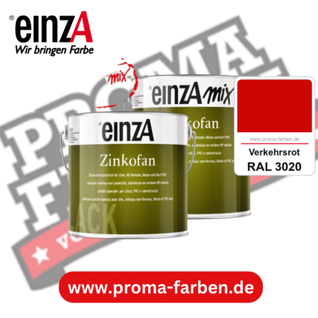 einzA Zinkofan kaufen bei Proma Farben RAL 3020 Verkehrsrot