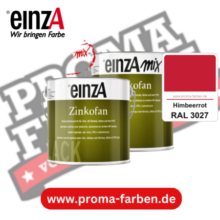 einzA Zinkofan kaufen bei Proma Farben RAL 3027 Himbeerrot