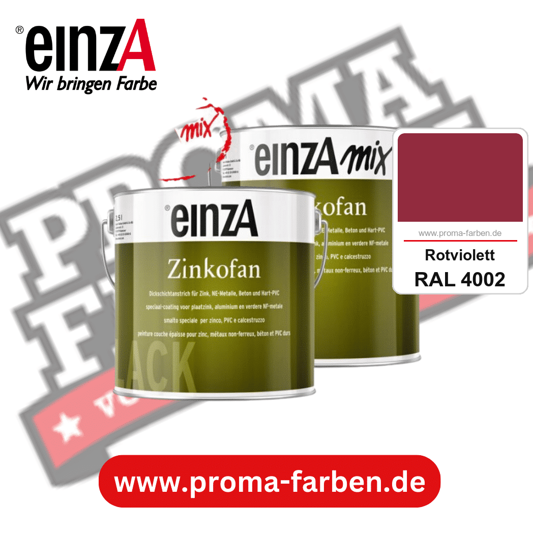 einzA Zinkofan kaufen bei Proma Farben RAL 4002 Rotviolett