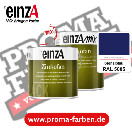 einzA Zinkofan kaufen bei Proma Farben RAL 5005 Signalblau